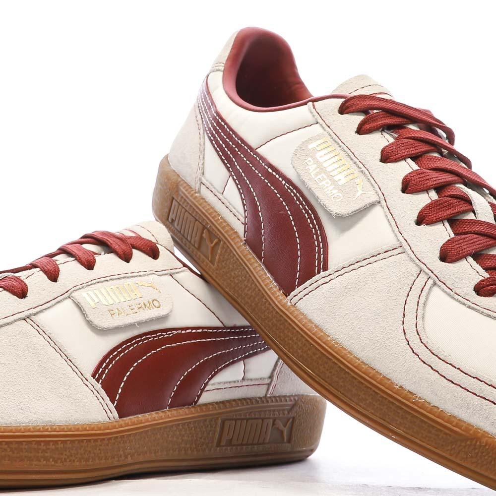 BasketsBeige/Bordeaux Homme Puma Palermo vue 7