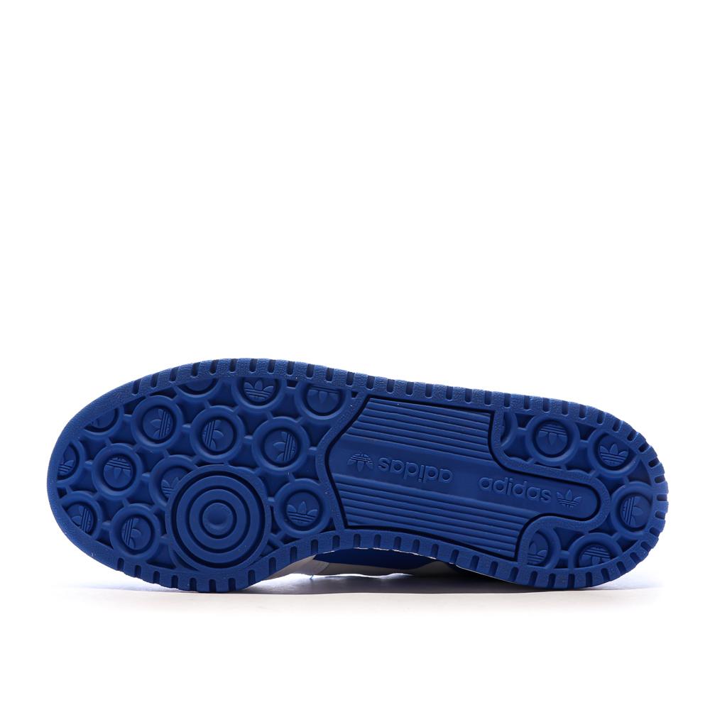 Baskets Blanc/Bleu Femme Adidas Forum Bold Stripes vue 5