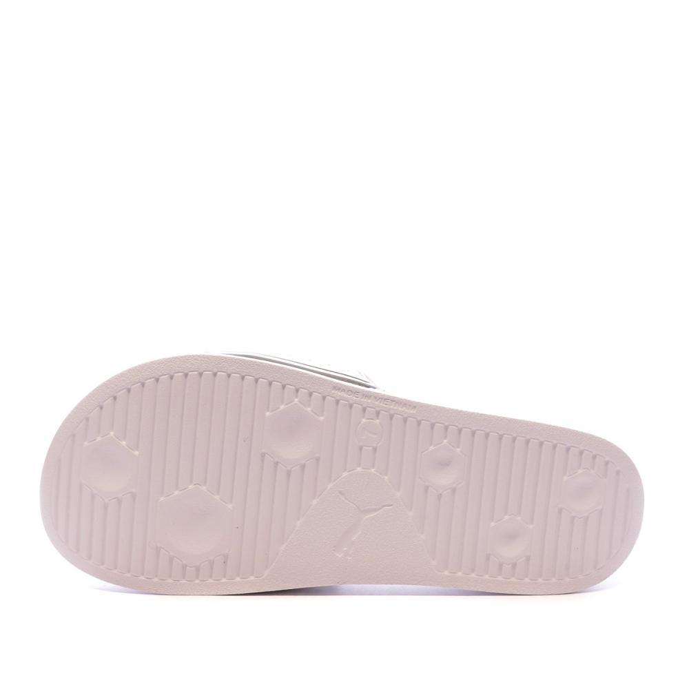 Claquettes Blanches Garçon/Homme Puma Leadcat Ftr vue 2