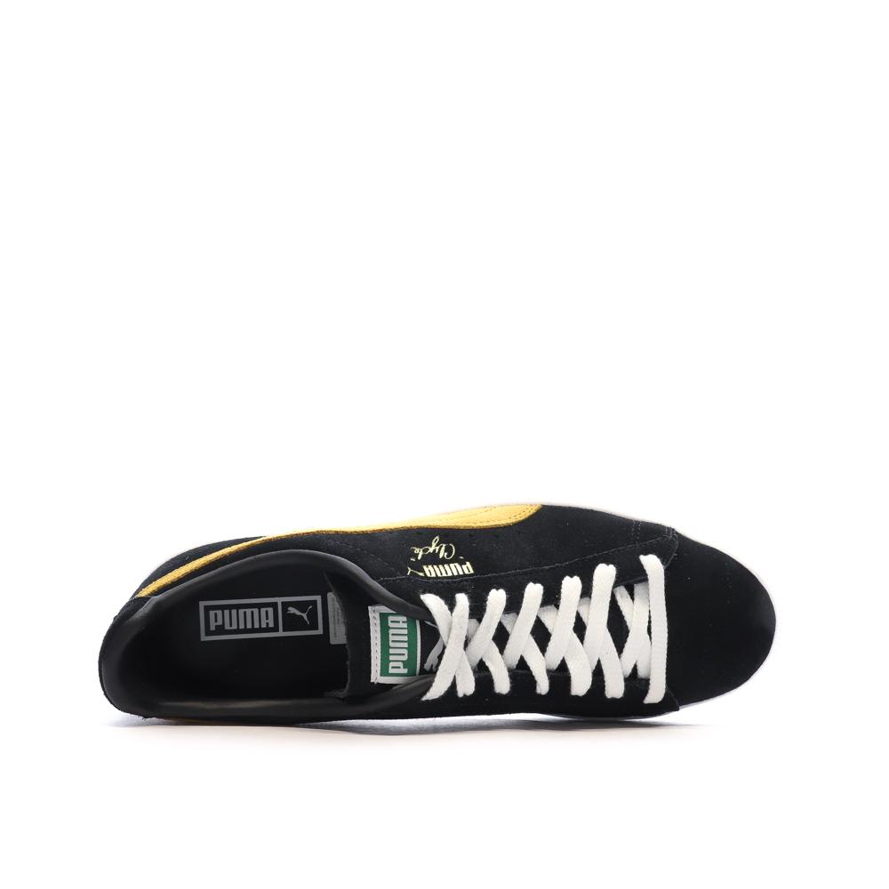 Baskets Noir/Jaune Mixte Puma Clyde OG vue 4