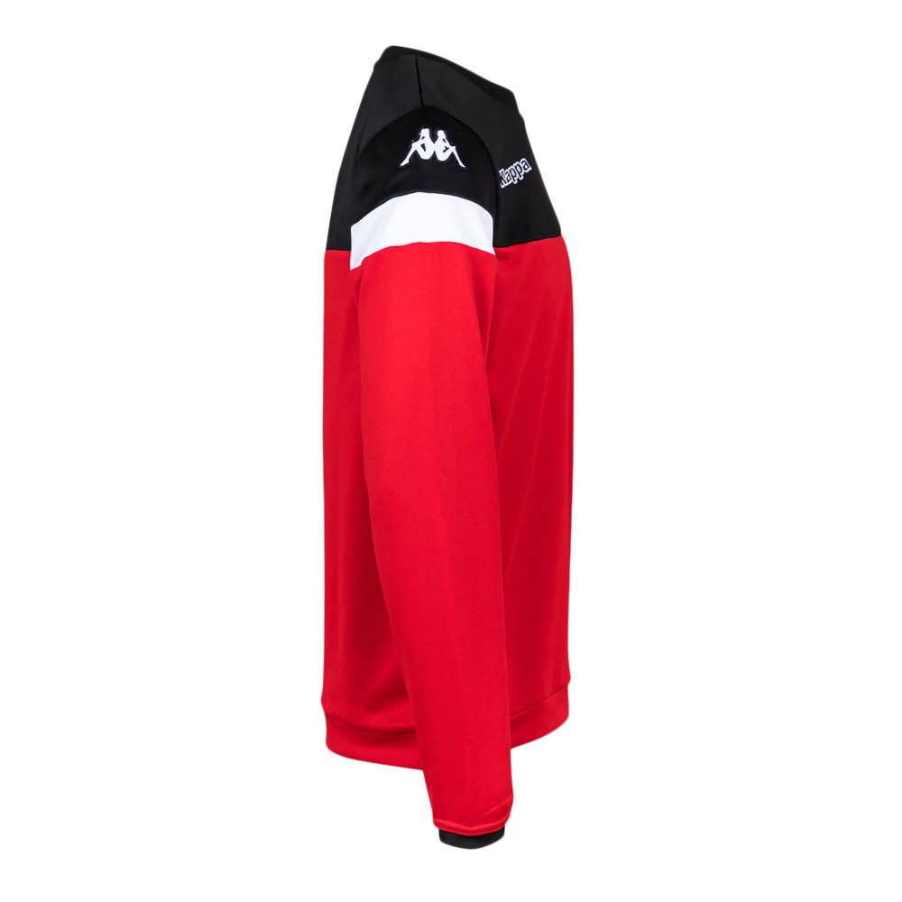 Sweat Rouge/Noir Garçon Kappa Lido vue 3