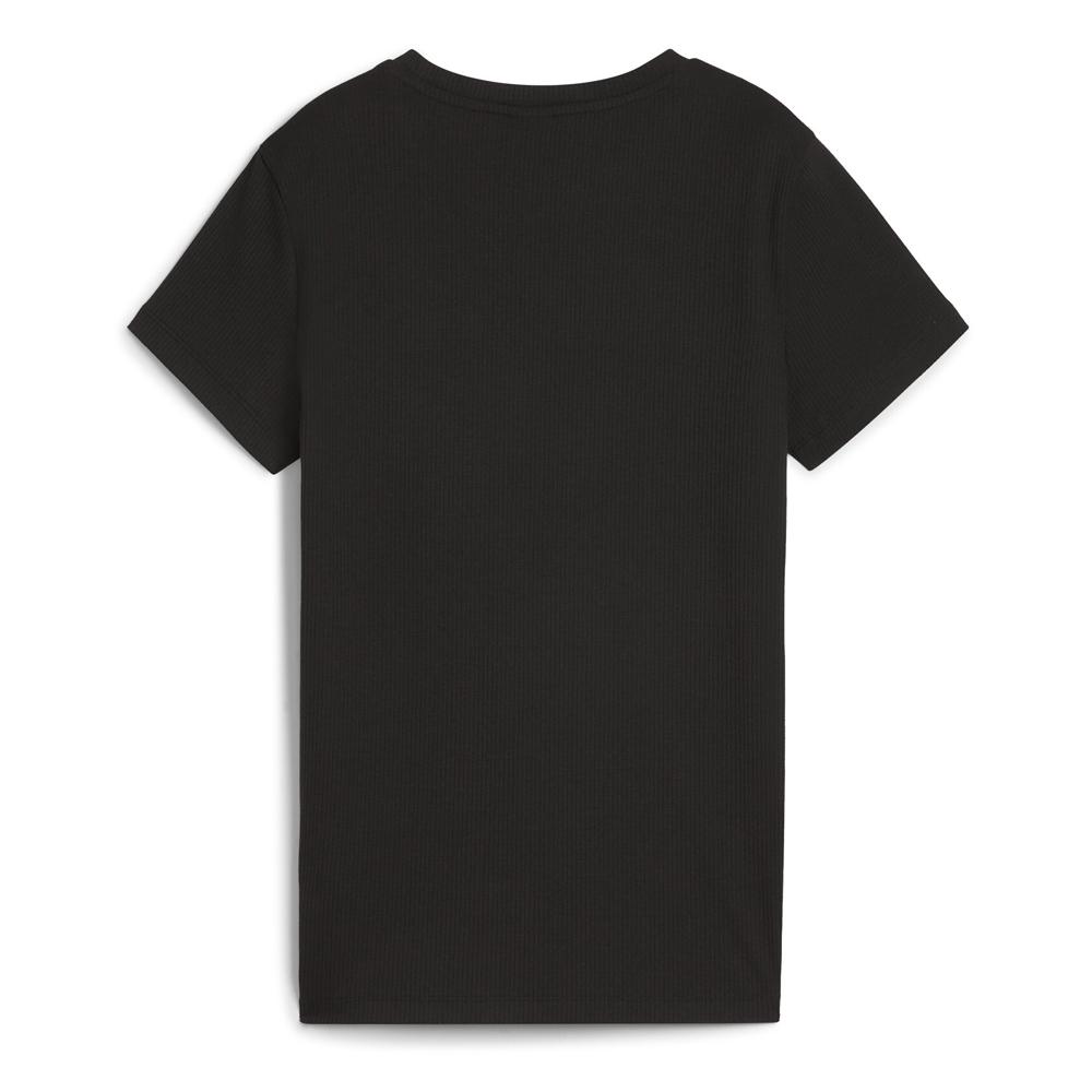 T-shirt Noir Femme Puma Elevated vue 2
