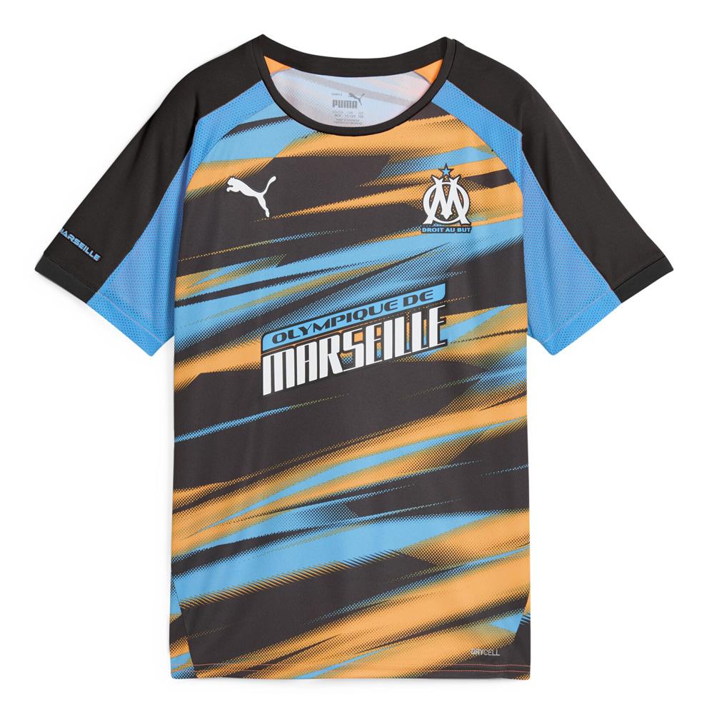 Maillot de Football Bleu/Orange Mixte Puma Om Faster pas cher