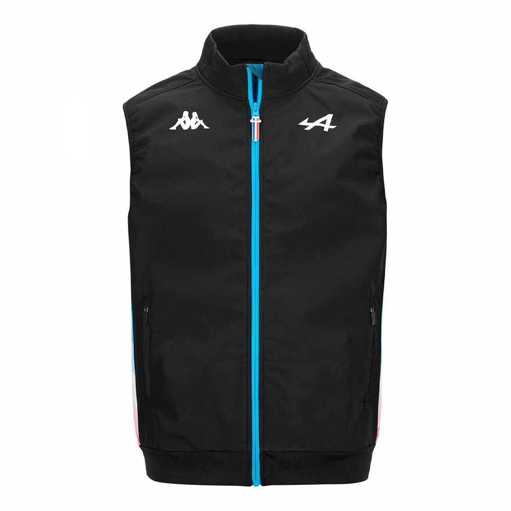 Veste Sans Manches Noire/Turquoise Garçon Kappa Aboslend pas cher