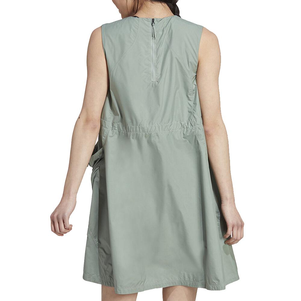Robe Verte Femme Adidas HU0248 vue 2