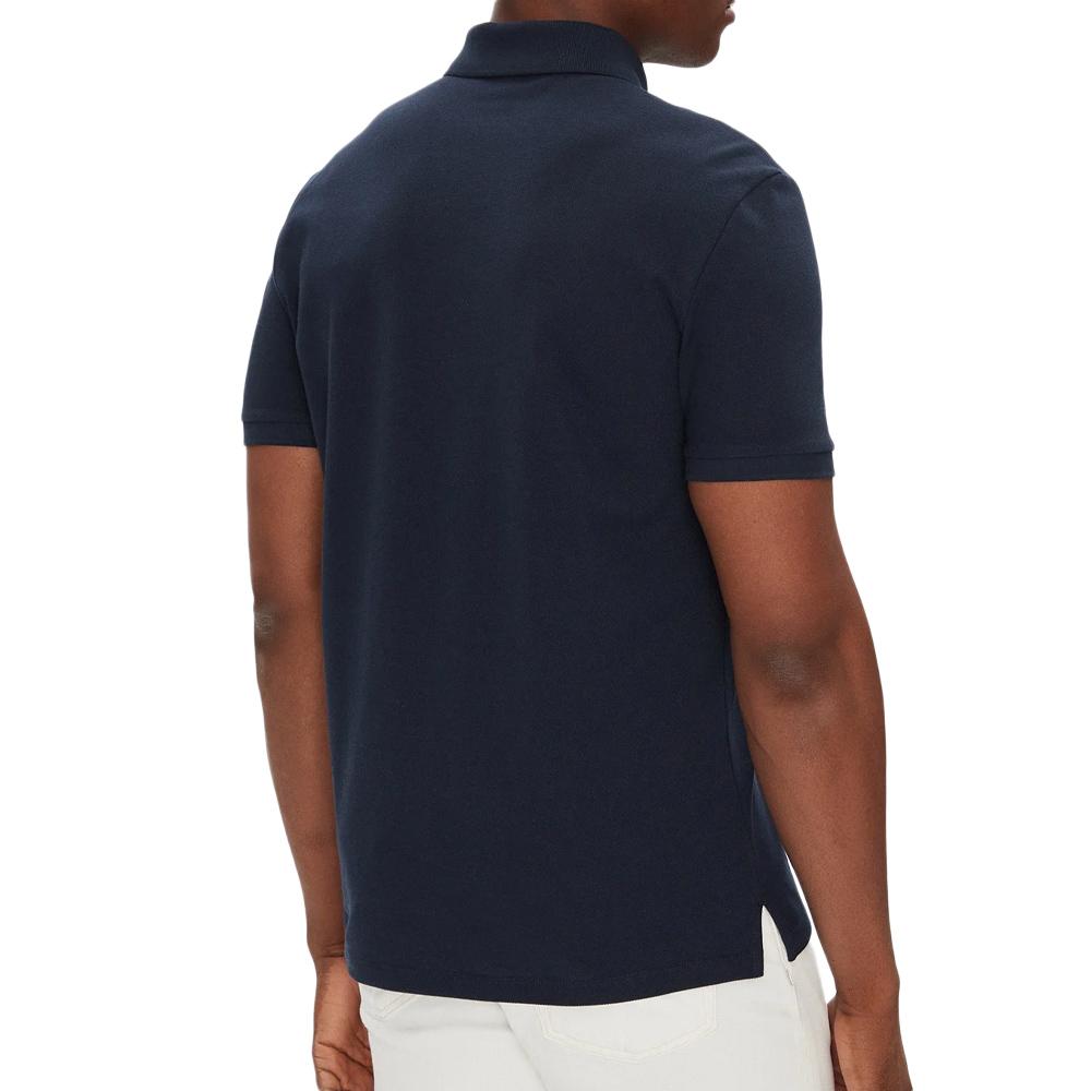 Polo Marine Homme Calvin Klein Jeans Ss Monogram Pique vue 2