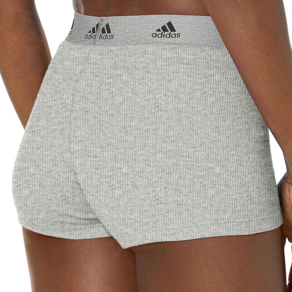 Short Gris Femme Adidas 4A1H74 vue 2
