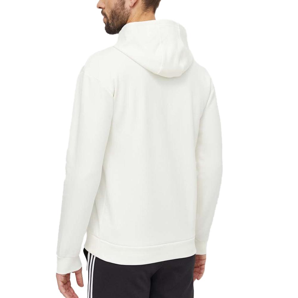 Sweat Blanc/Rouge Homme Adidas Bos vue 2