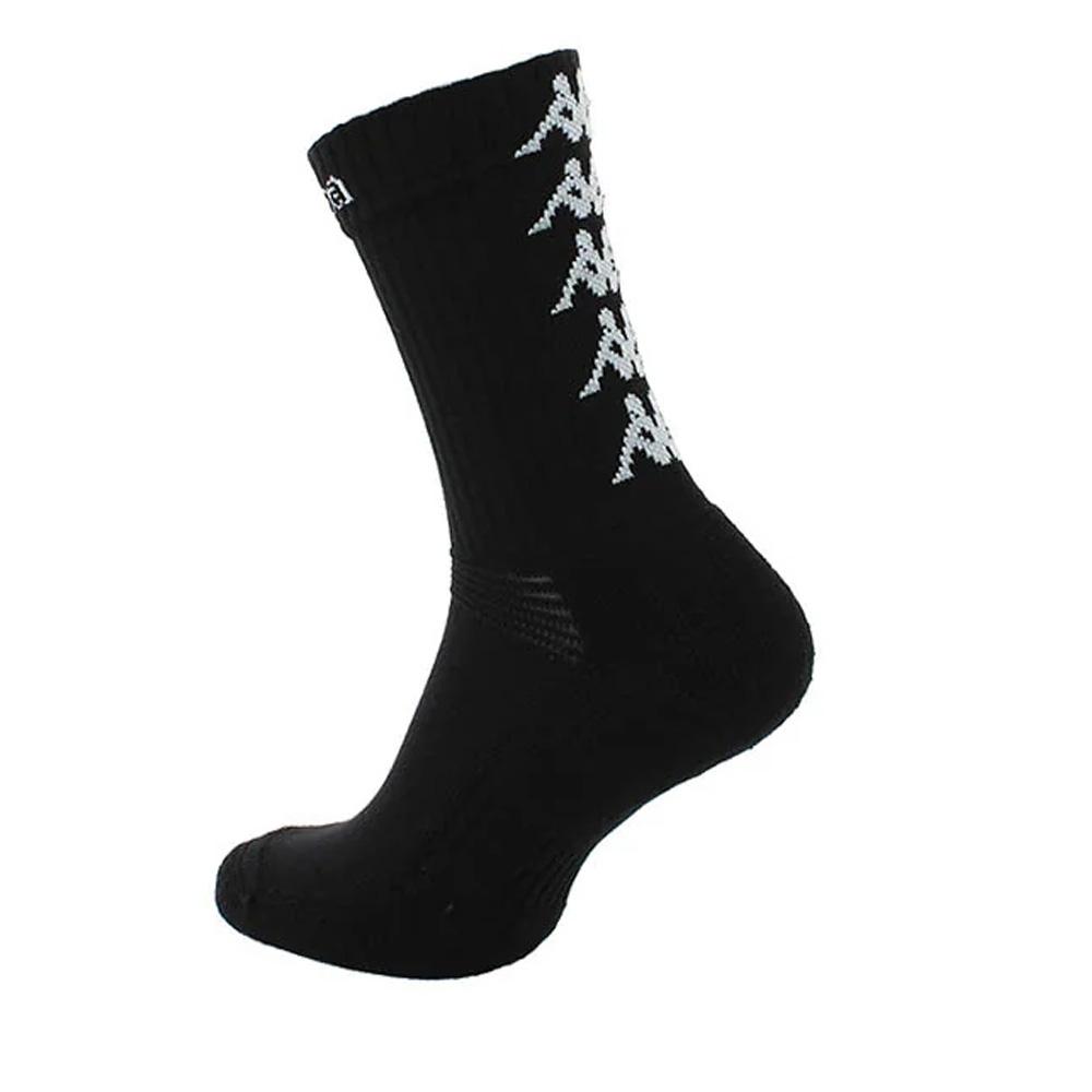 Chaussettes de Sport Noir/Blanc Kappa Eleno pas cher