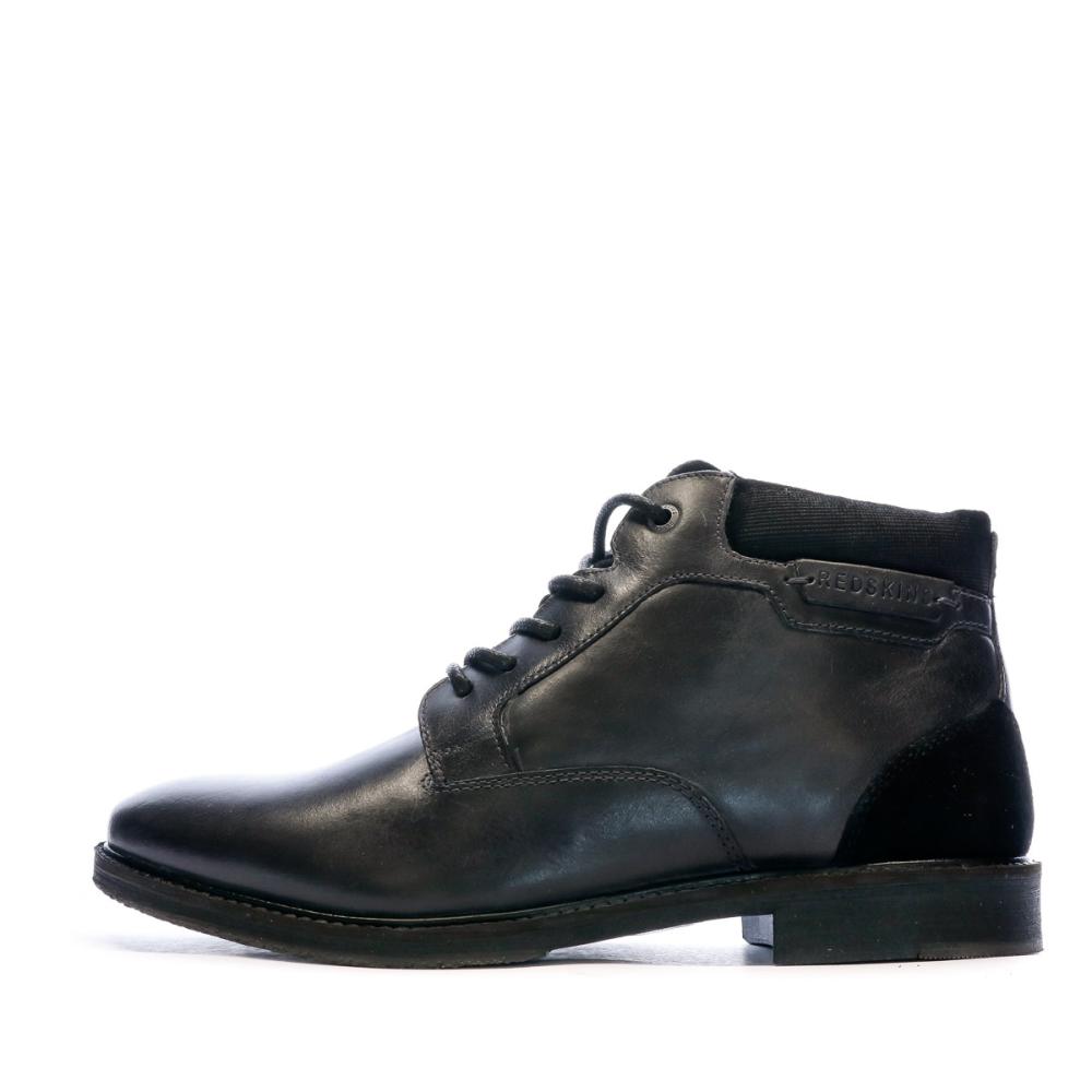 Boots en Cuir Noir Homme Redskins Jamilo pas cher