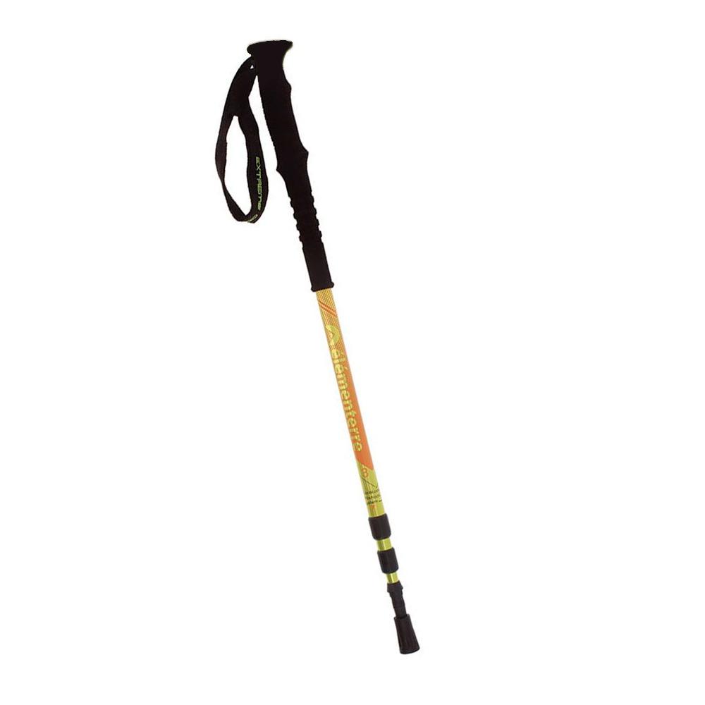 Bâton de randonnée long grip Jaune Homme Élémentaire EVA PISALO pas cher