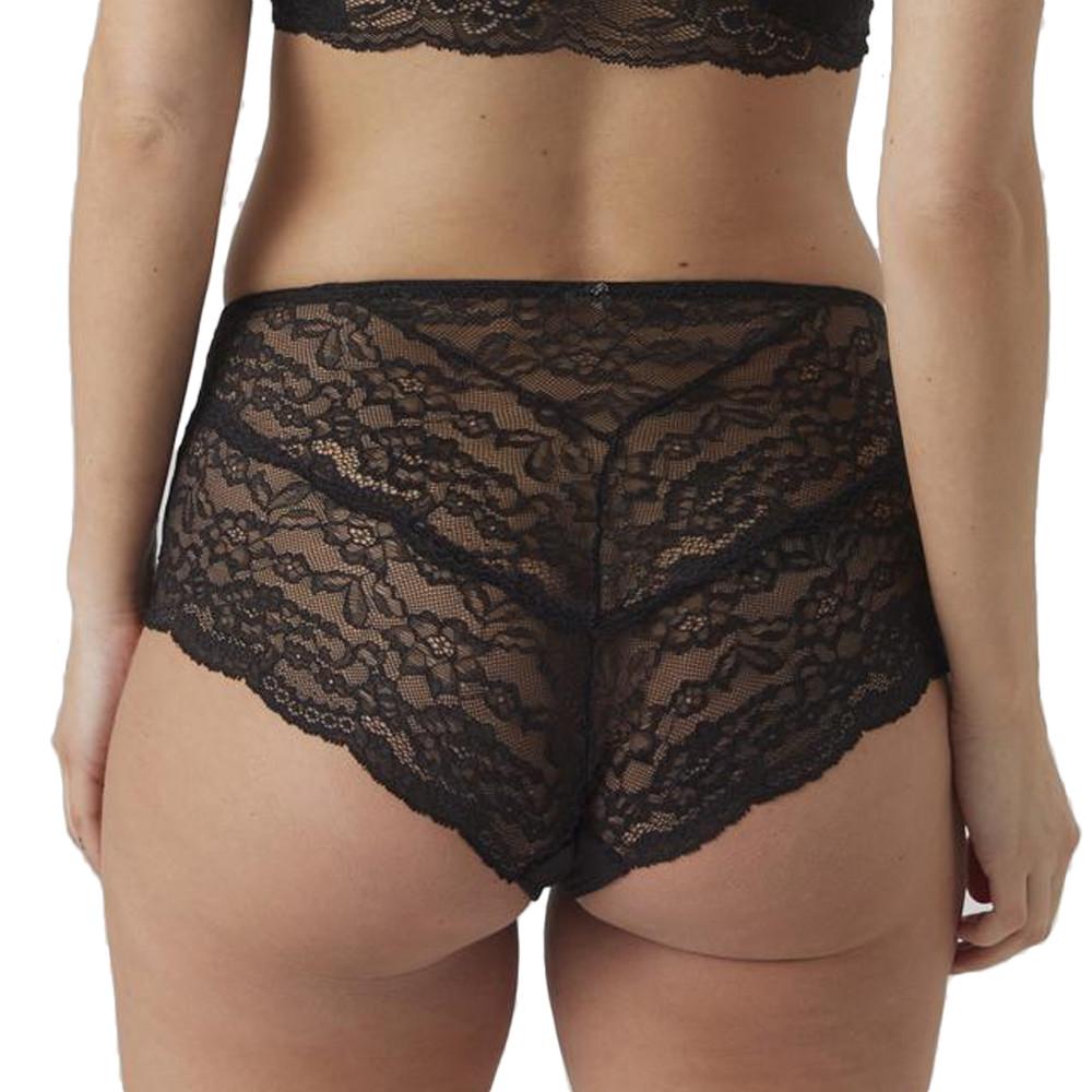 x2 Culottes de Grossesse Violette/Noir Femme Mamalicious Senia vue 4