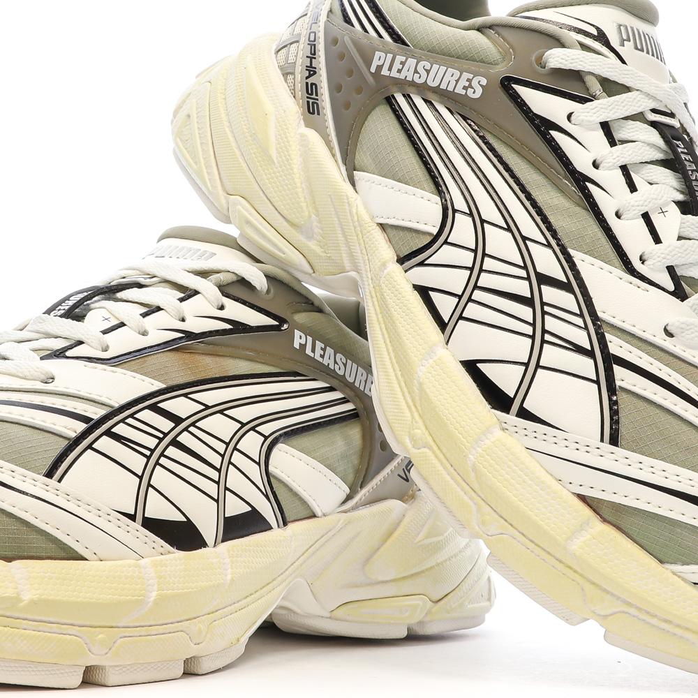 Baskets Kaki Mixte Puma Velophasis Overdyed vue 7