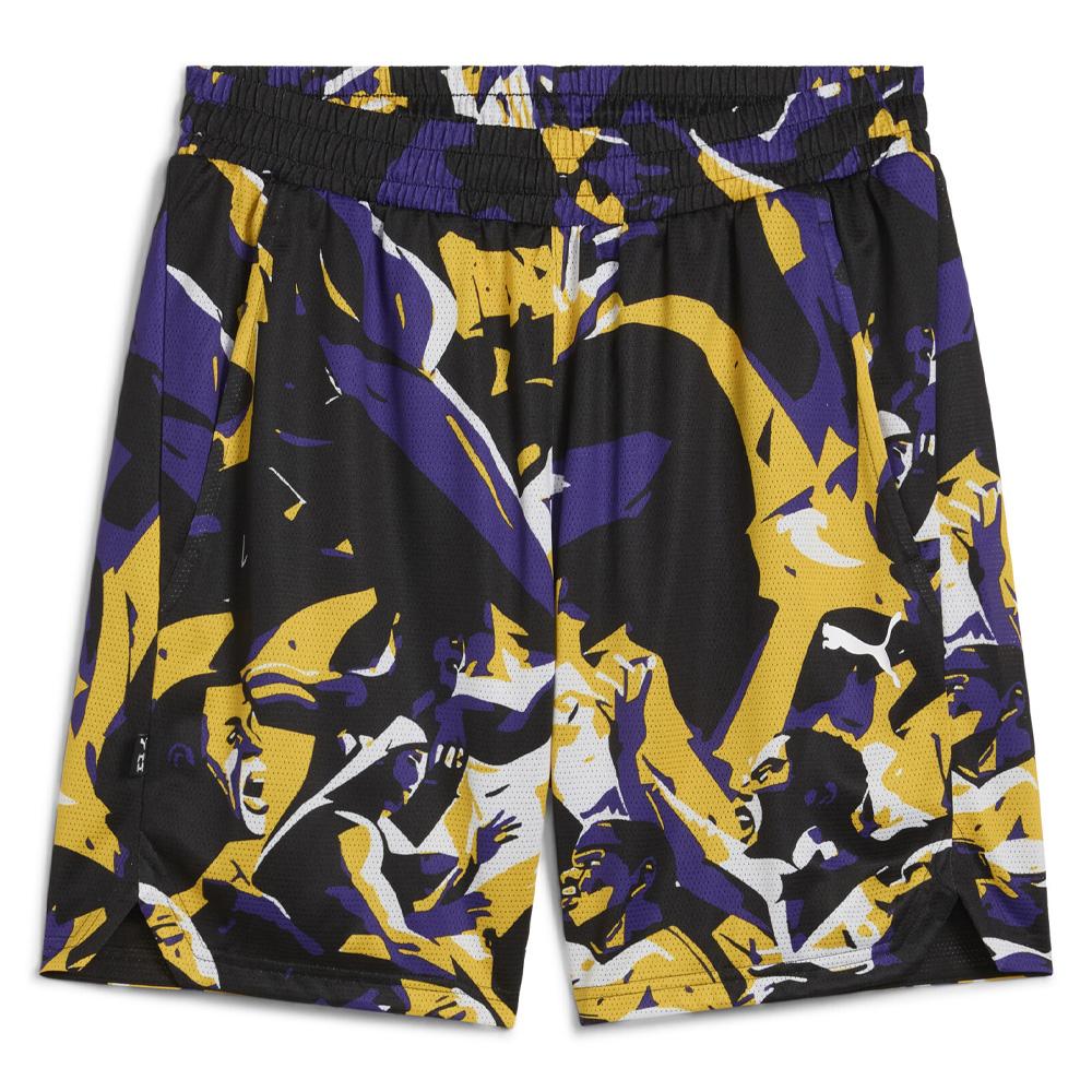 Short Noir/Jaune Homme Puma Rival Rage pas cher