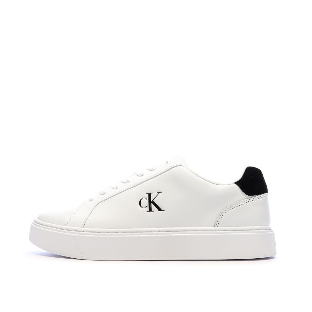 Baskets Blanches Homme Calvin Klein Jeans Classic Cupsole Lace pas cher
