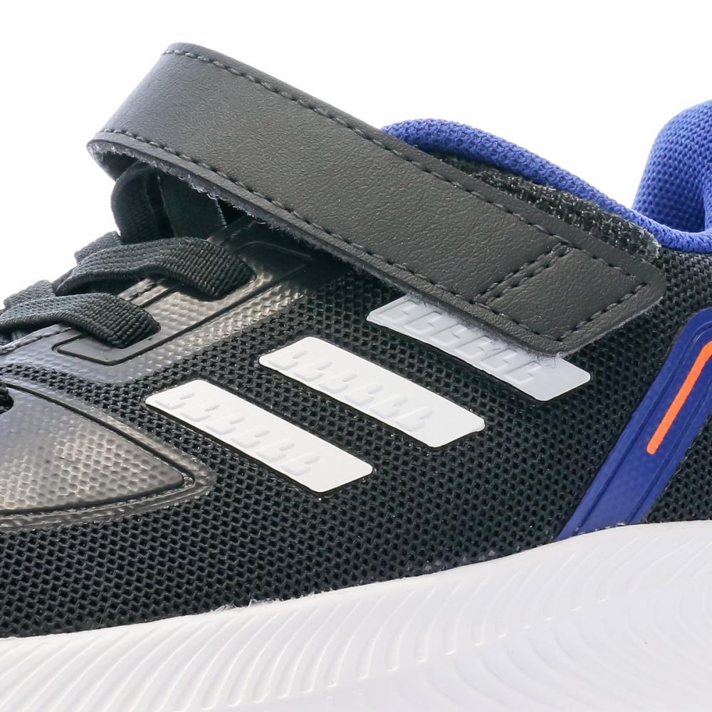 Baskets Noir/Bleu Garçon Adidas Runfalcon 2.0 vue 7