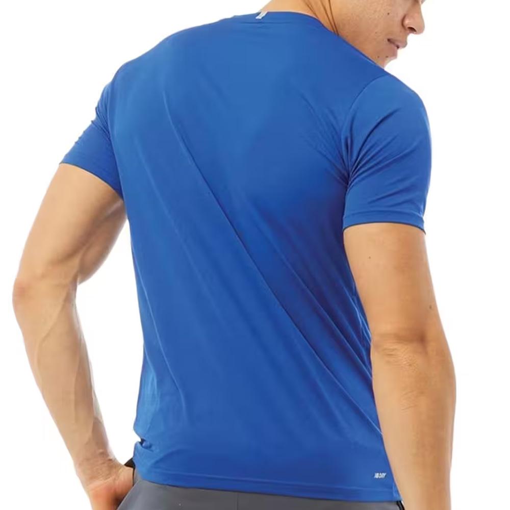 T-Shirt Bleu Homme New Balance MT51801 vue 2