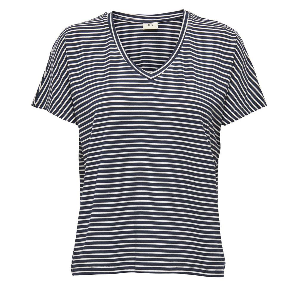 T-shirt Marine à rayures Femme JDY Issy pas cher