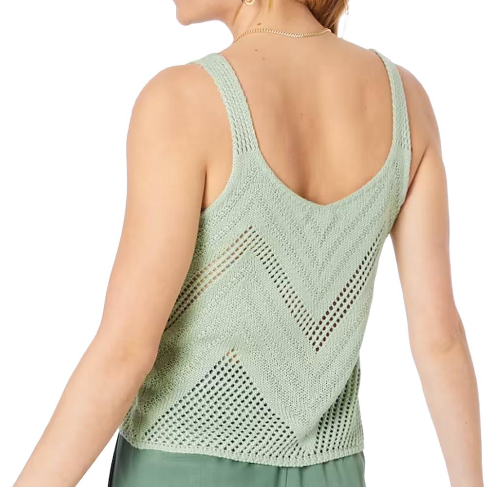 Top Crochet Vert d'eau Femme Jdy 15226348 vue 2
