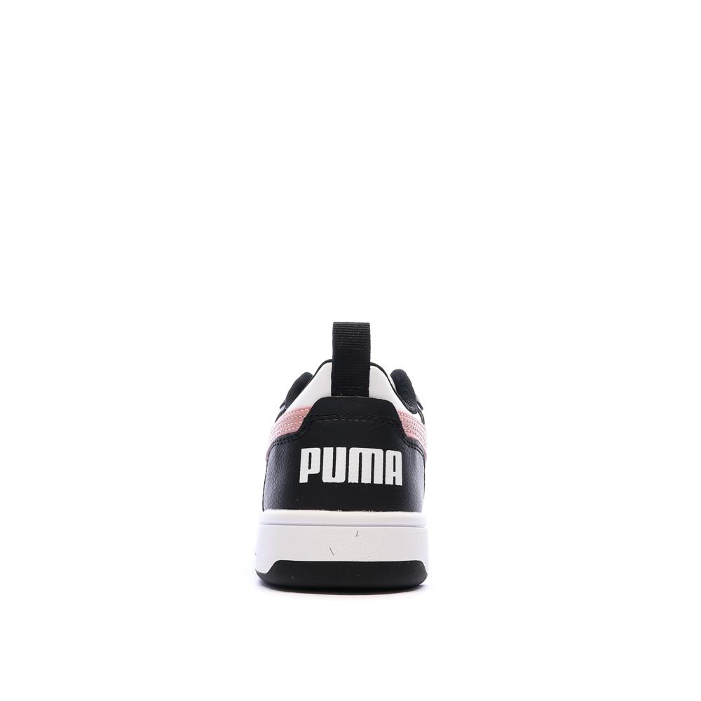 Baskets Blanc/Rose Femme Puma Rebound V6 Low vue 3