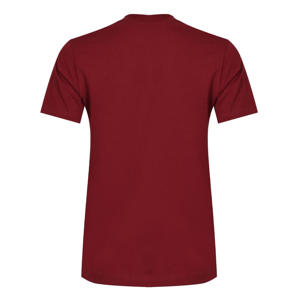 T-Shirt Rouge Femme Diesel T-reg 53-d Maglietta vue 2
