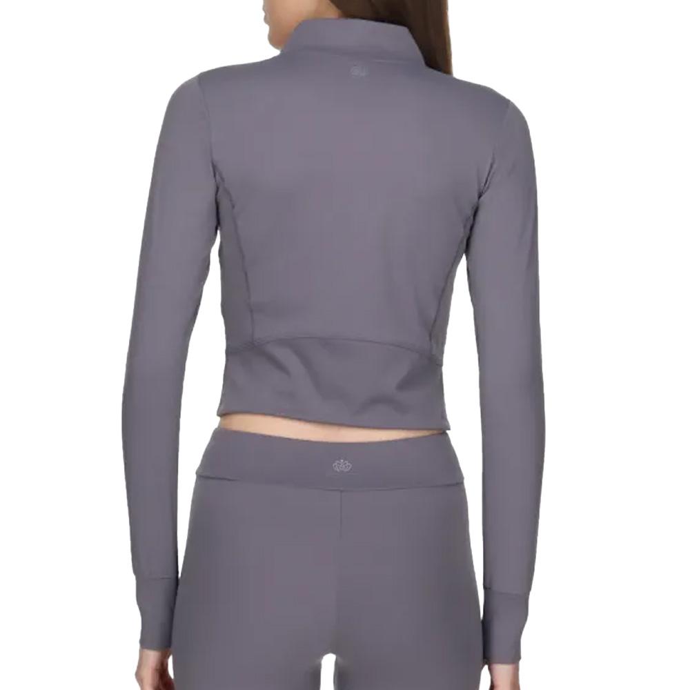Veste de yoga Grise Femme Soul Studio Basic vue 2
