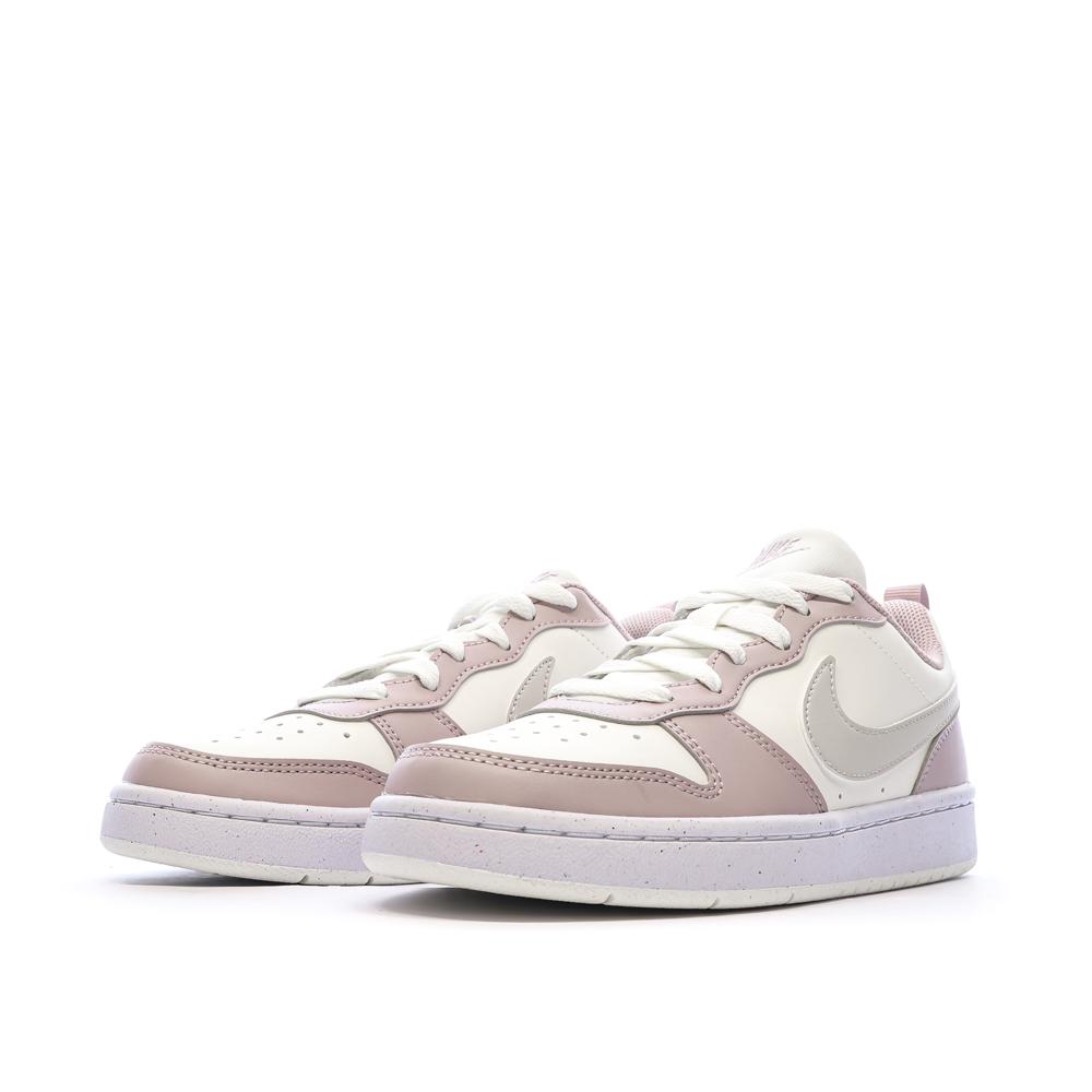 Baskets Lila Fille Nike Court Borough Low vue 7