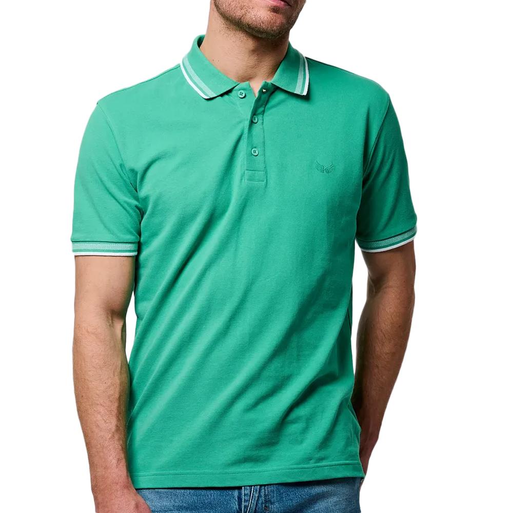 Polo Vert Homme Kaporal JAROD pas cher