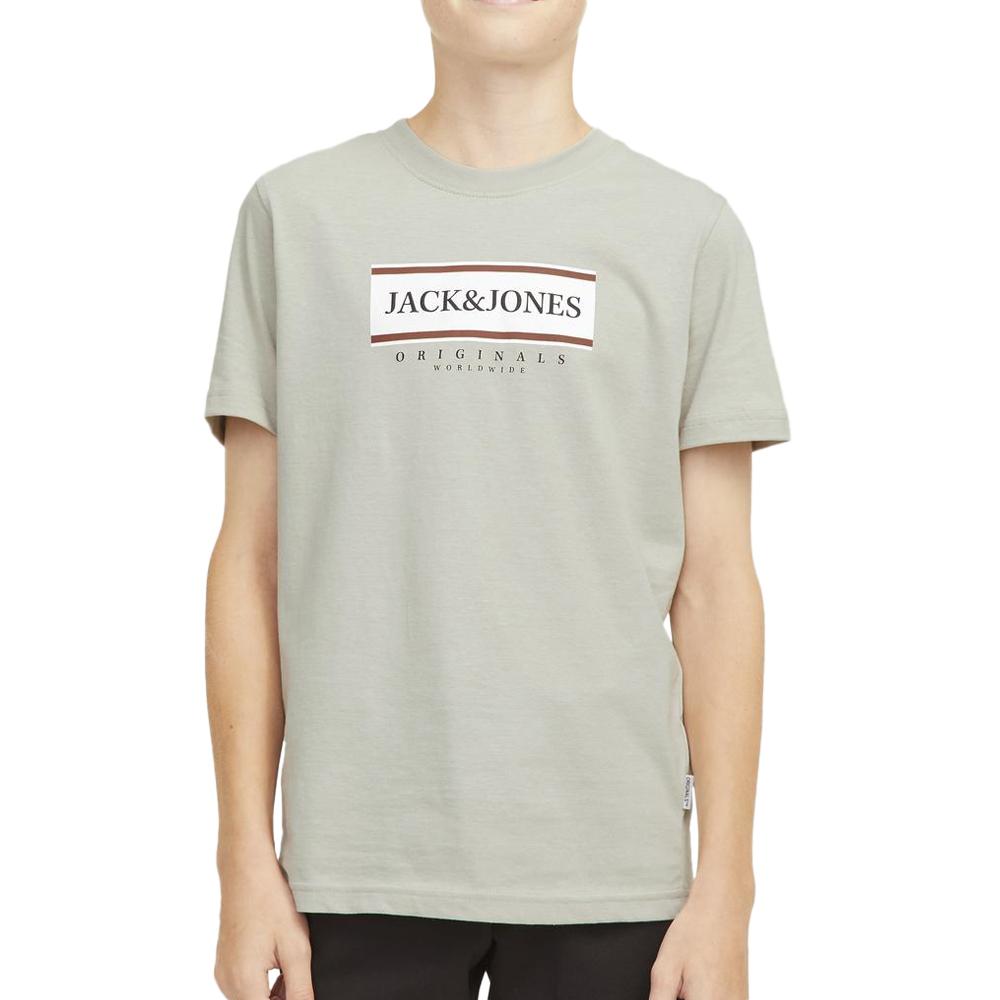 T-shirt Gris Garçon Jack & Jones Deriksberg pas cher