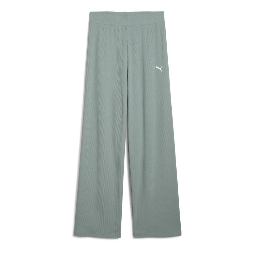 Pantalon fluide Vert Femme Puma Elevated pas cher