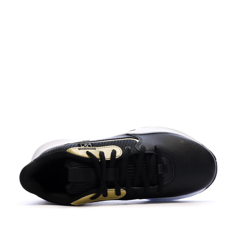 Zapatillas deportivas negras para niño Under Armour Lockdown ver 4