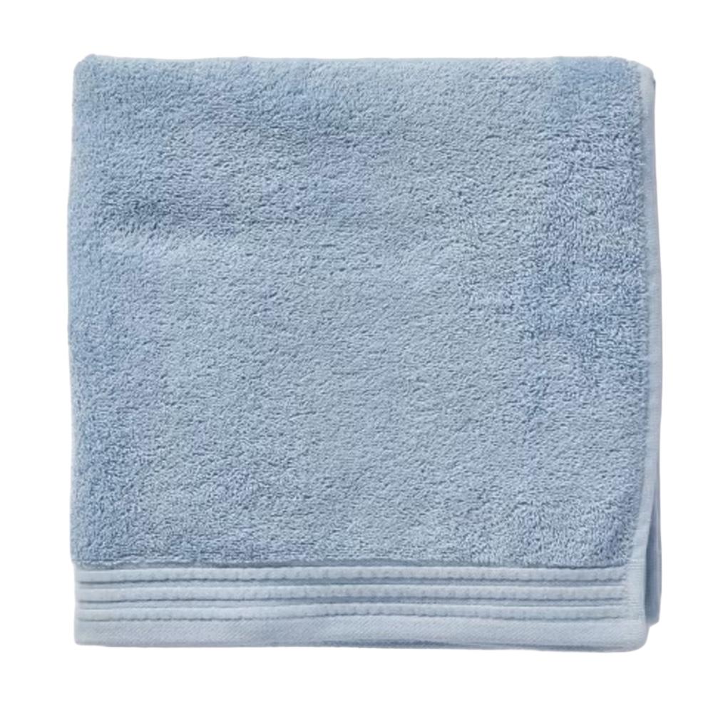 Serviette Bleu Utility 65x130 pas cher