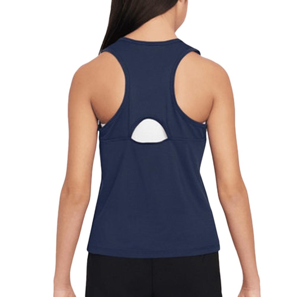 Débardeur de Tennis Marine Fille Nike Victory vue 2