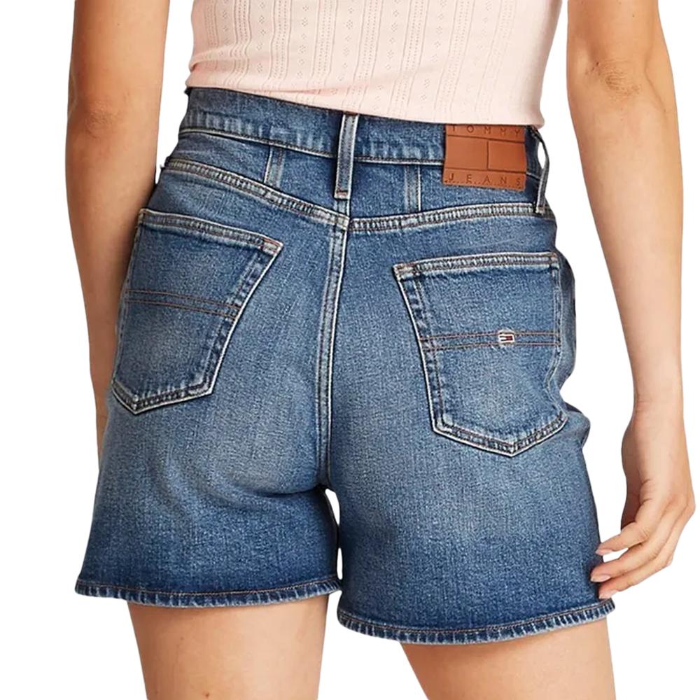 Short en Jean Bleu Femme Tommy Hilfiger Mom vue 2