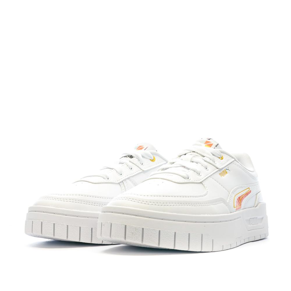 Baskets Blanches Femme Puma Cali Dream Brand Love vue 6