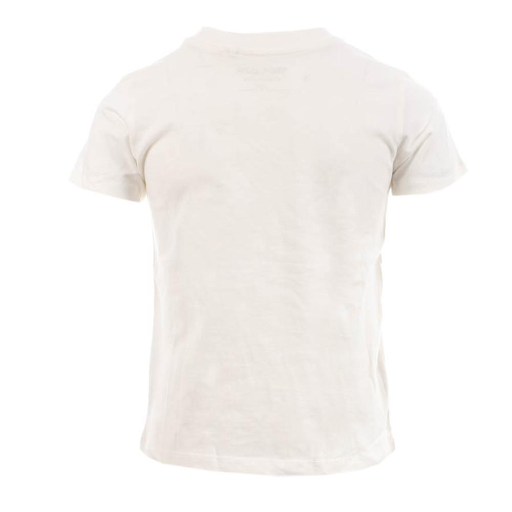 T-shirt Blanc Fille Teddy Smith Frindge vue 2