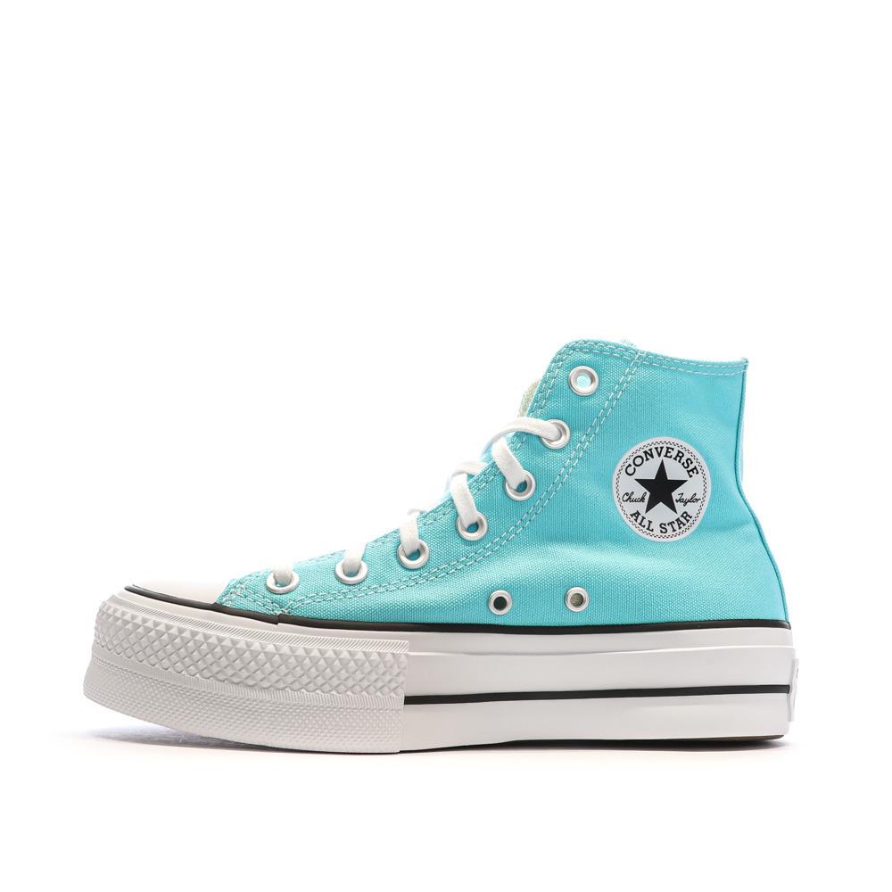 Baskets Turquoises Femme Converse Chuck Taylor All Star Lift pas cher