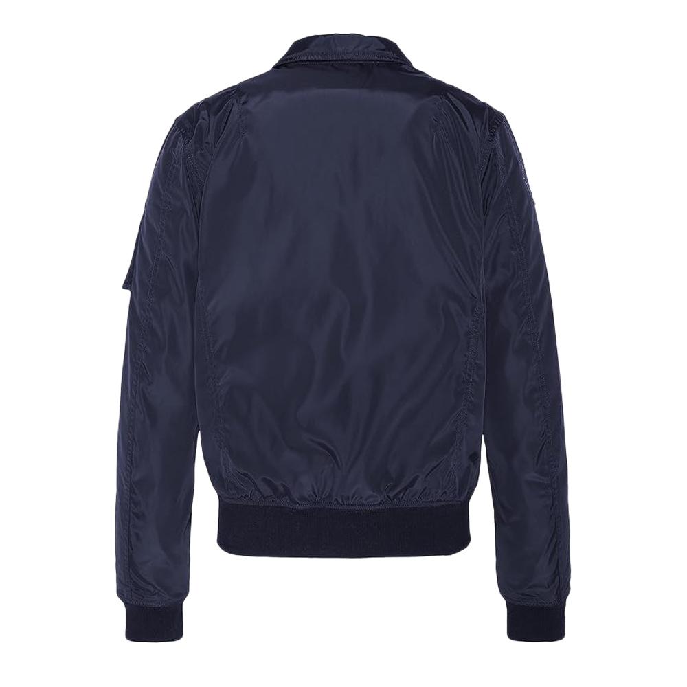 Veste Bombers Marine Homme Schott Blouson Cwu vue 2