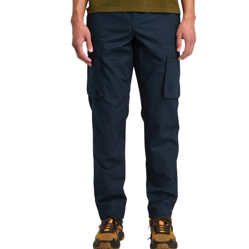 Pantalon Droit cargo Marine Homme Timberland Badge Ripstop pas cher