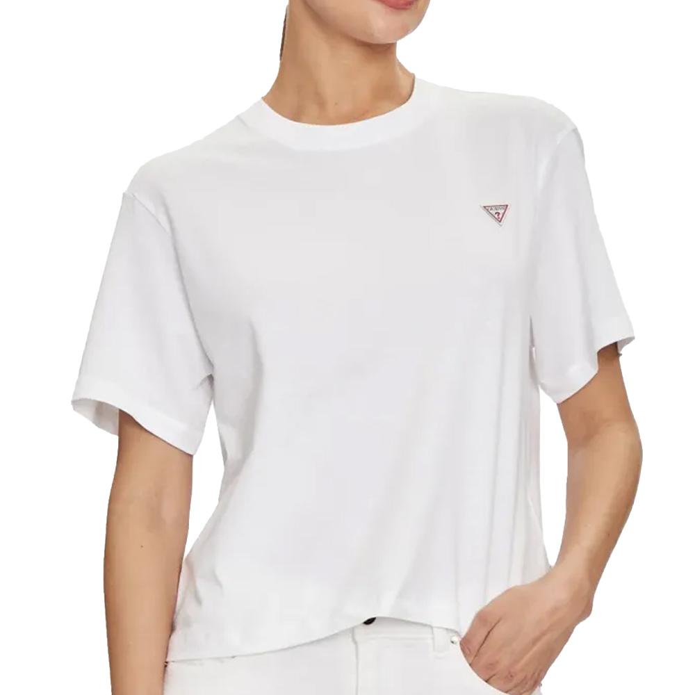 Guess Boxy Women's White T-Shirt affordable