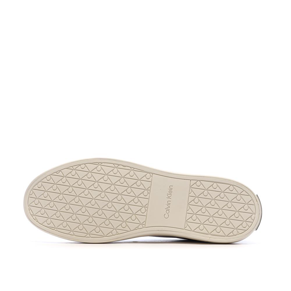 Baskets Grises Femme Calvin Klein Jeans Lace vue 5