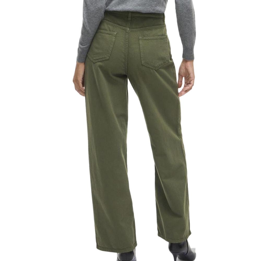 Jean Large Vert Femme Vila Vicazo Wide vue 2