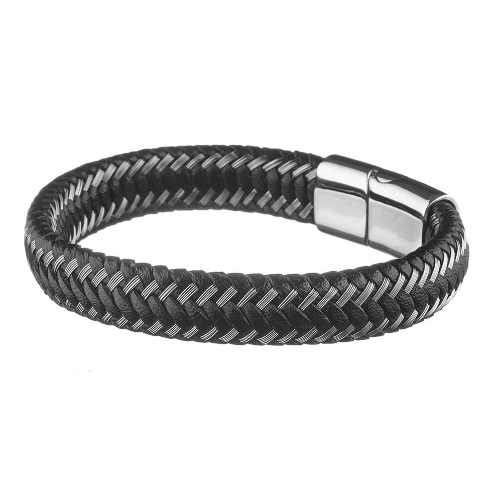 Bracelet Noir Homme Geographical Norway 315040 pas cher