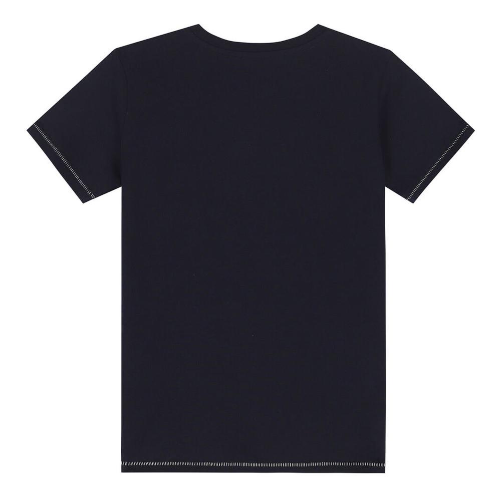 T-shirt Noir Garçon Guess Punto vue 2