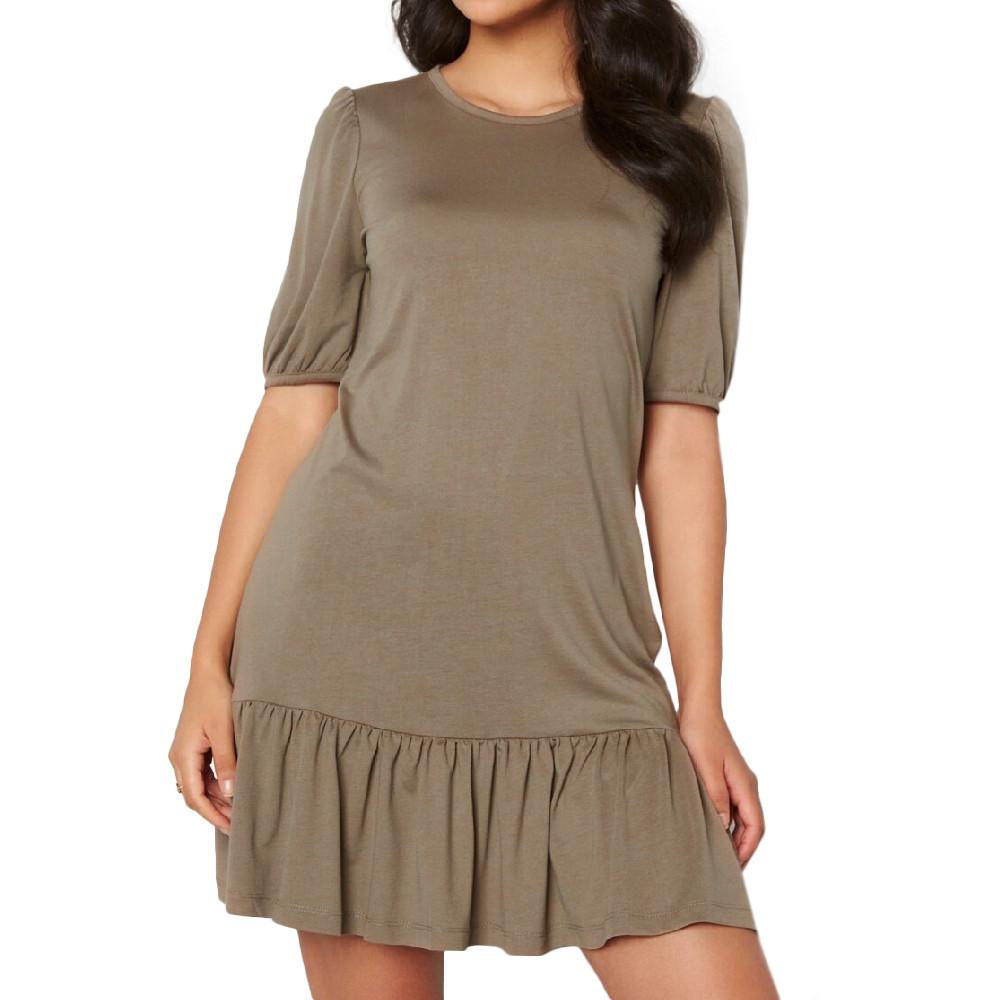 Robe Marron Femme Jacqueline de Yong URBAN pas cher