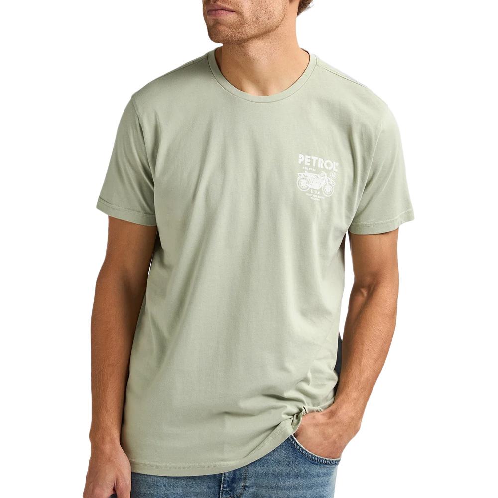 T-shirt Vert Homme Petrol Industries TSR125-9999 pas cher