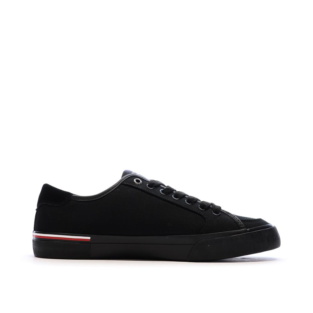 Baskets Noires Homme Tommy Hilfiger Core Corporate Vulcs vue 2