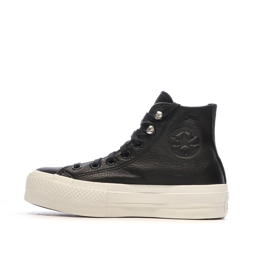 Baskets Noires Femme Converse Water Repellent pas cher