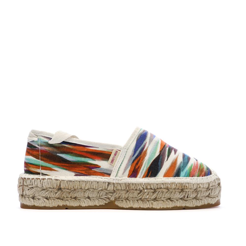 Women’s White/Green Espadrilles by Pare Gabia La FÉe Photo of the Espace des Marques %store% store - view of %key%