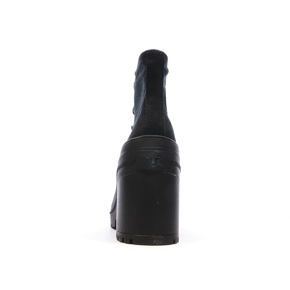 Baskets Noires Femme Converse Chuck 70 De Luxe Heel vue 3